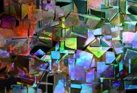 cheerful abstract art