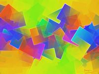 brightly colored abstract image