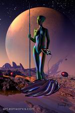 iPhone scifi art