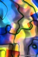 iPhone colorful background