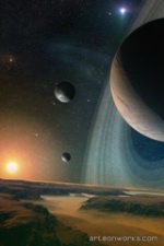 iPhone space image