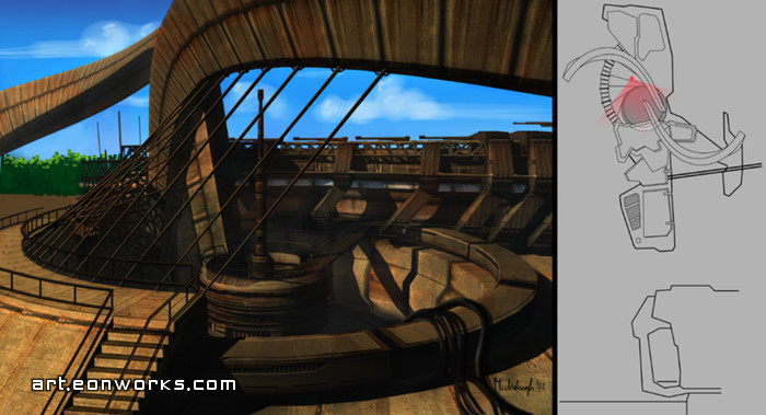 game concept of future mining complex